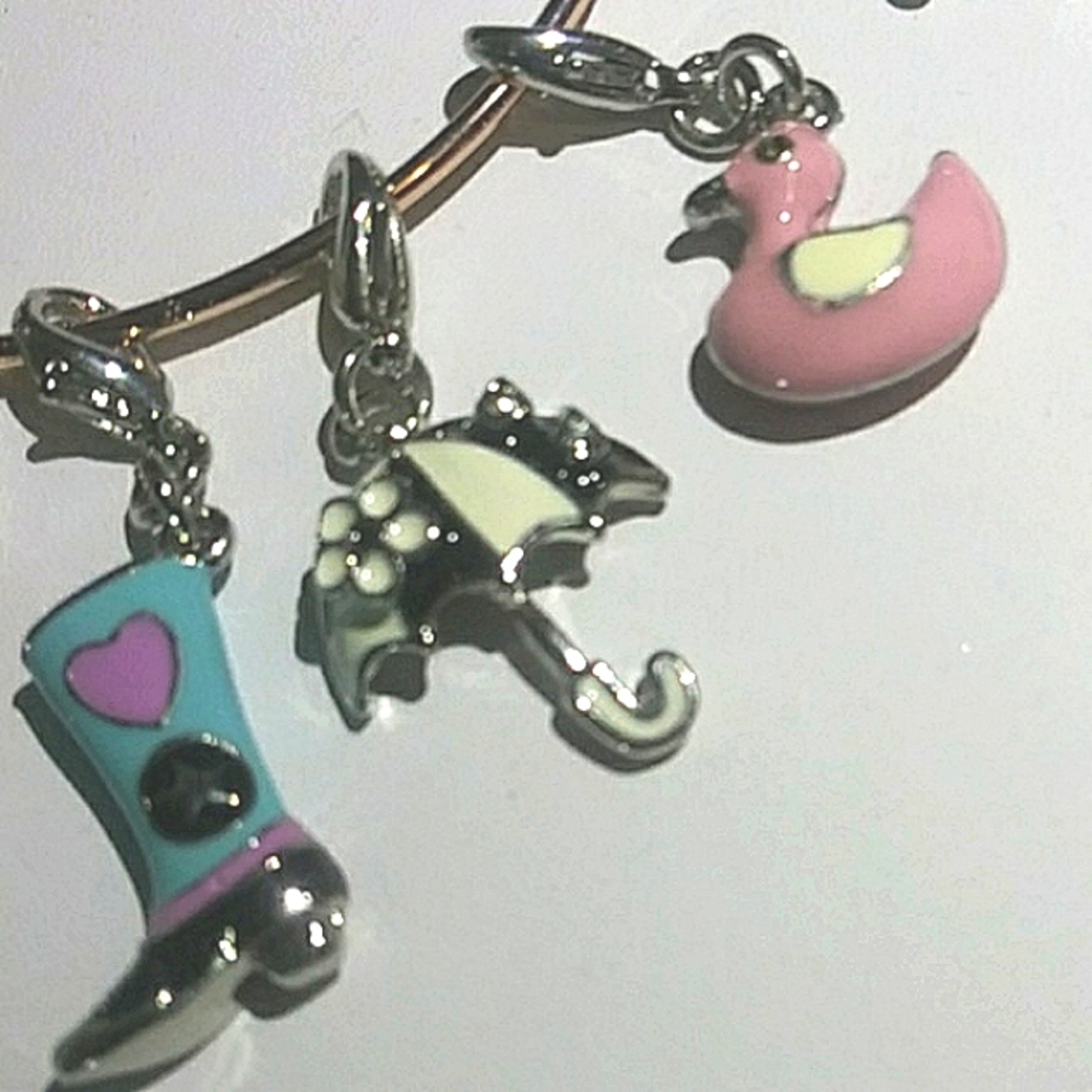 Hallmark Detachable Enamel Charms NWT